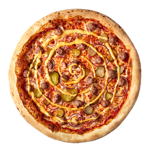 Pizza Cheeseburger Combo